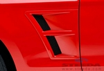 3D Carbon Mustang Fender Vents - 10-14